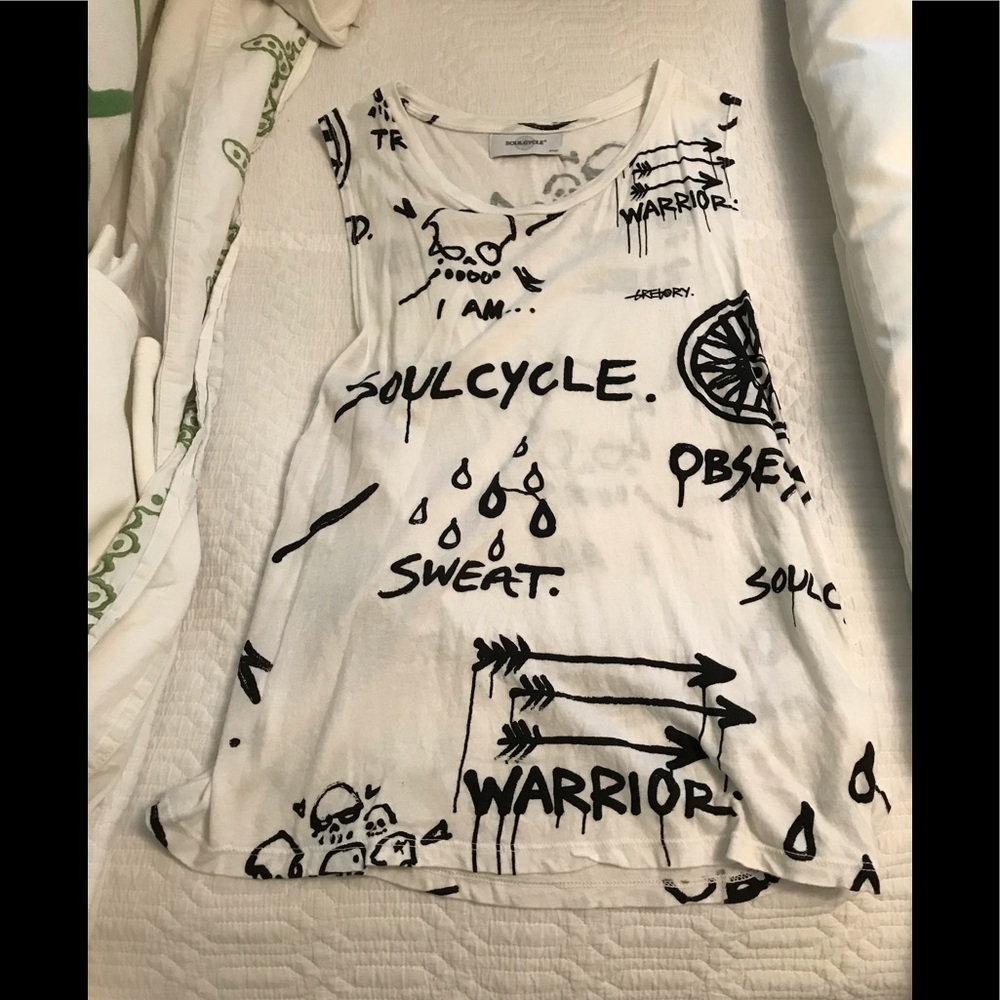 SOUL CYCLE WORK OUT TANK - worn once